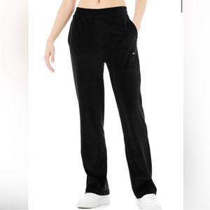 Alo Yoga velour track pants